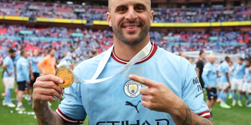 Thành tựu tuyệt của hậu vệ Kyle Walker đã đạt được 